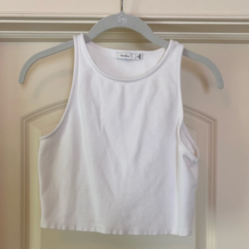 Aritzia White Crop Top